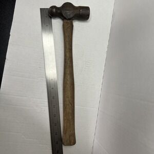 Vintage 15" Ball Peen Hammer Made In U.S.A.